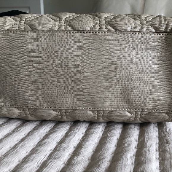 Kate Spade Ecru Quilted Top handle Bag - Picture 6 of 9